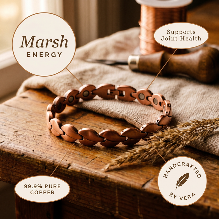 Vera's Marsh Copper Anklet