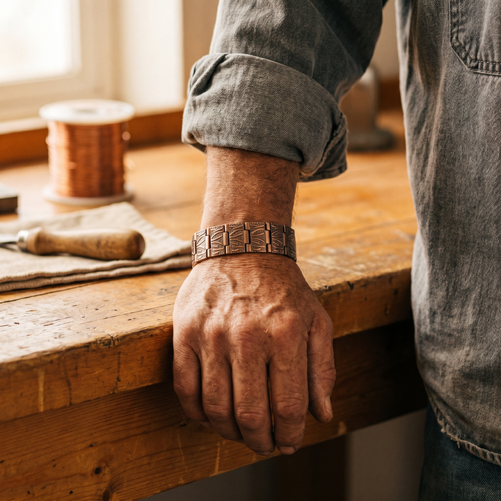 Grit Copper Bracelet