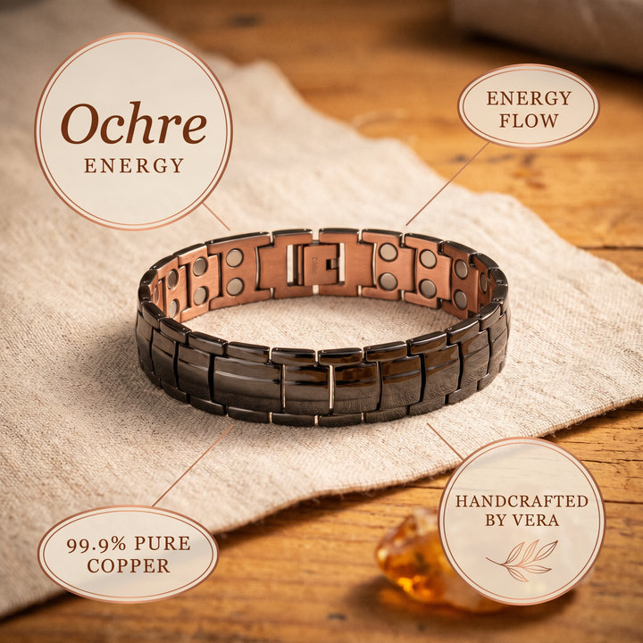 Ochre Men's  Copper Bracelet