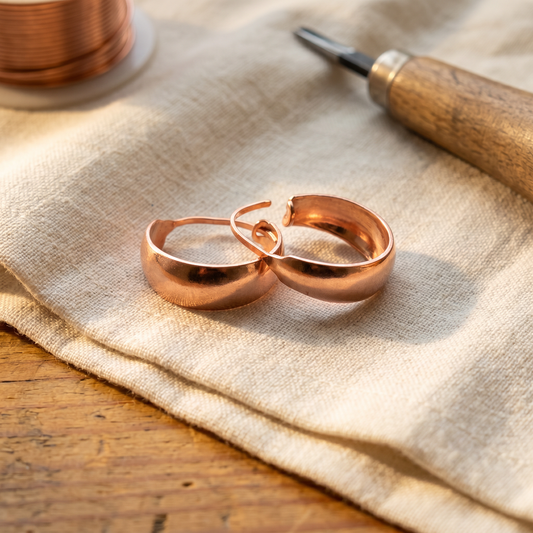 Vera's Dell Copper Earrings