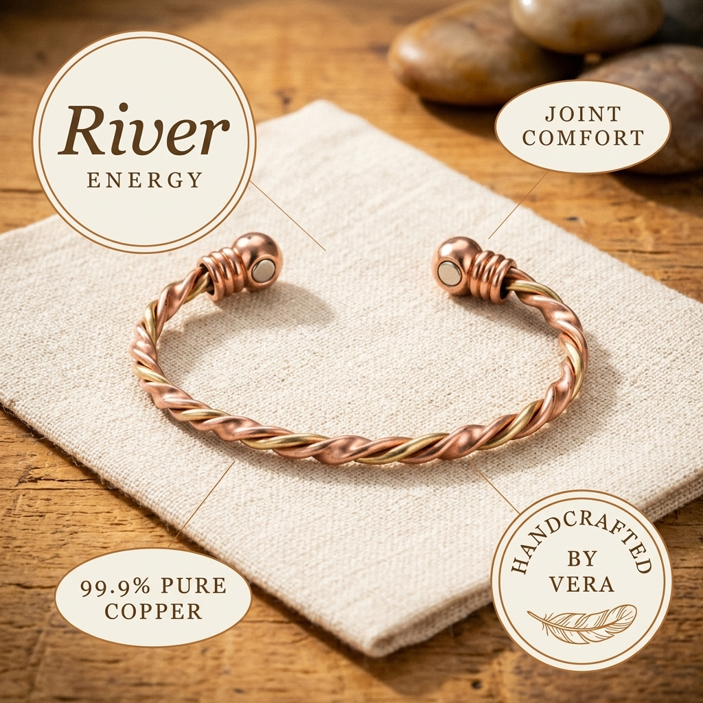 Vera's River Copper Bracelet