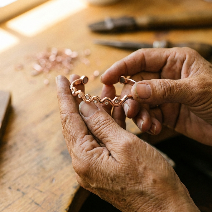Vera's Lark Copper Bracelet