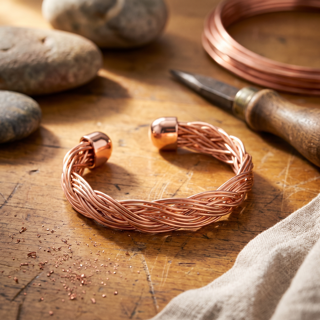 Elm Copper Cuff Bracelet