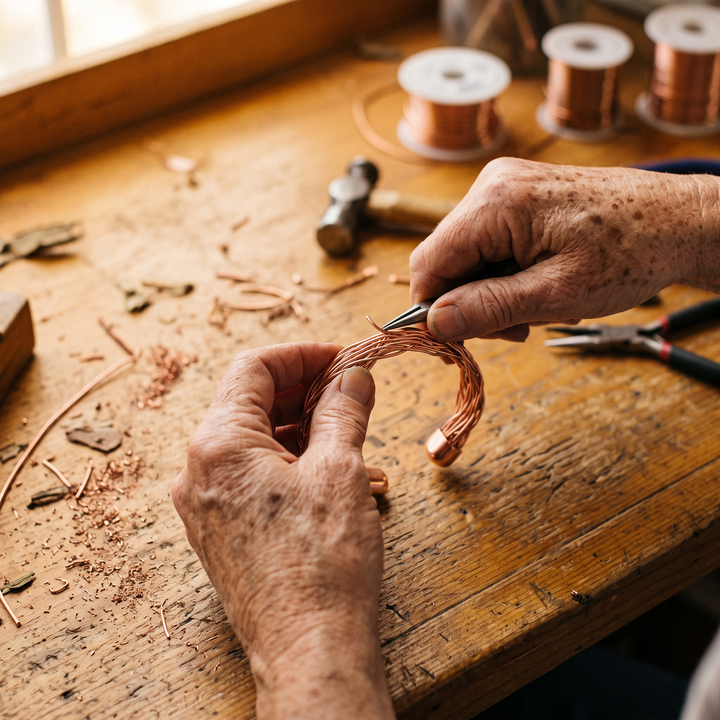 Elm Copper Cuff Bracelet
