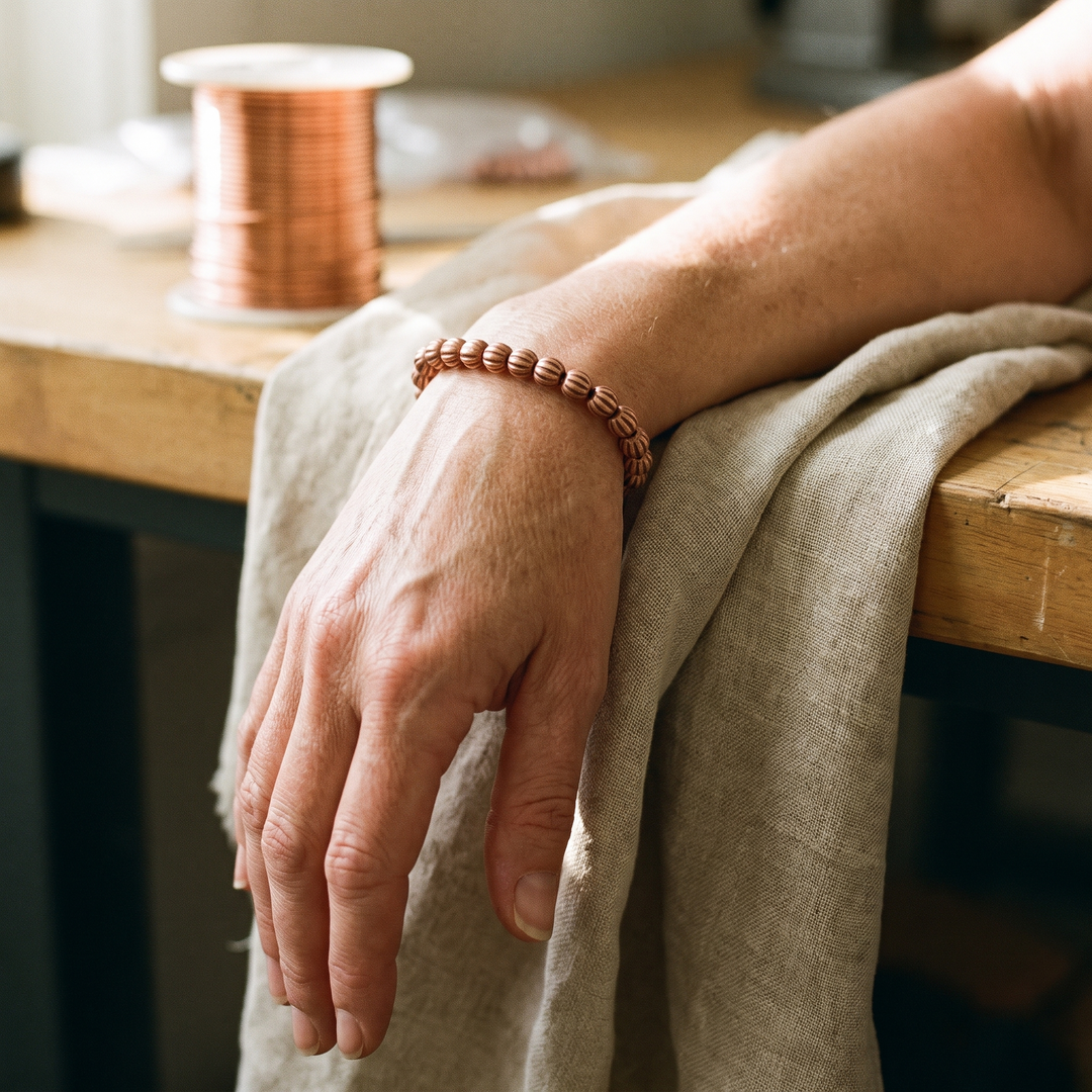 Bark Copper Bracelet