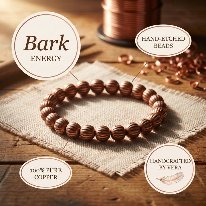 Bark Copper Bracelet