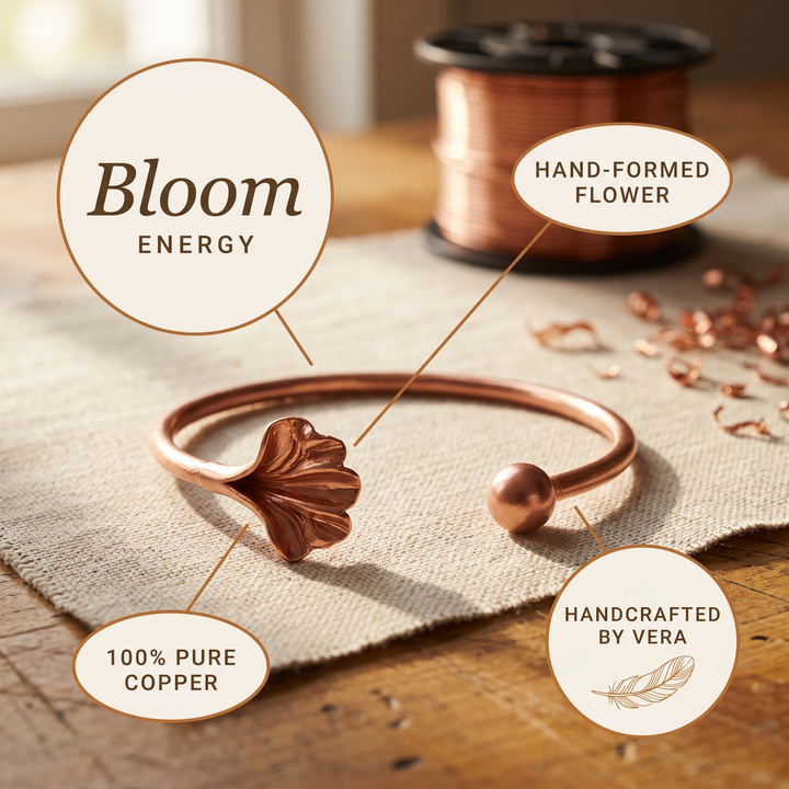Shell Copper Bracelet