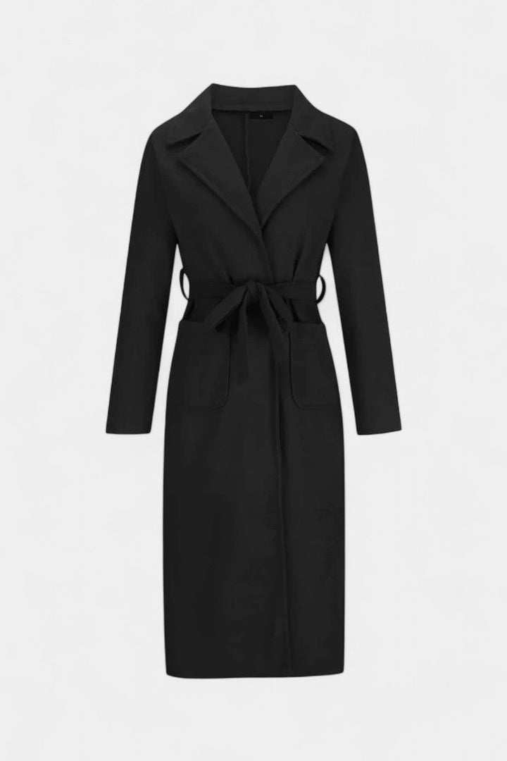 Capucine tailored coat full length styling editorial
