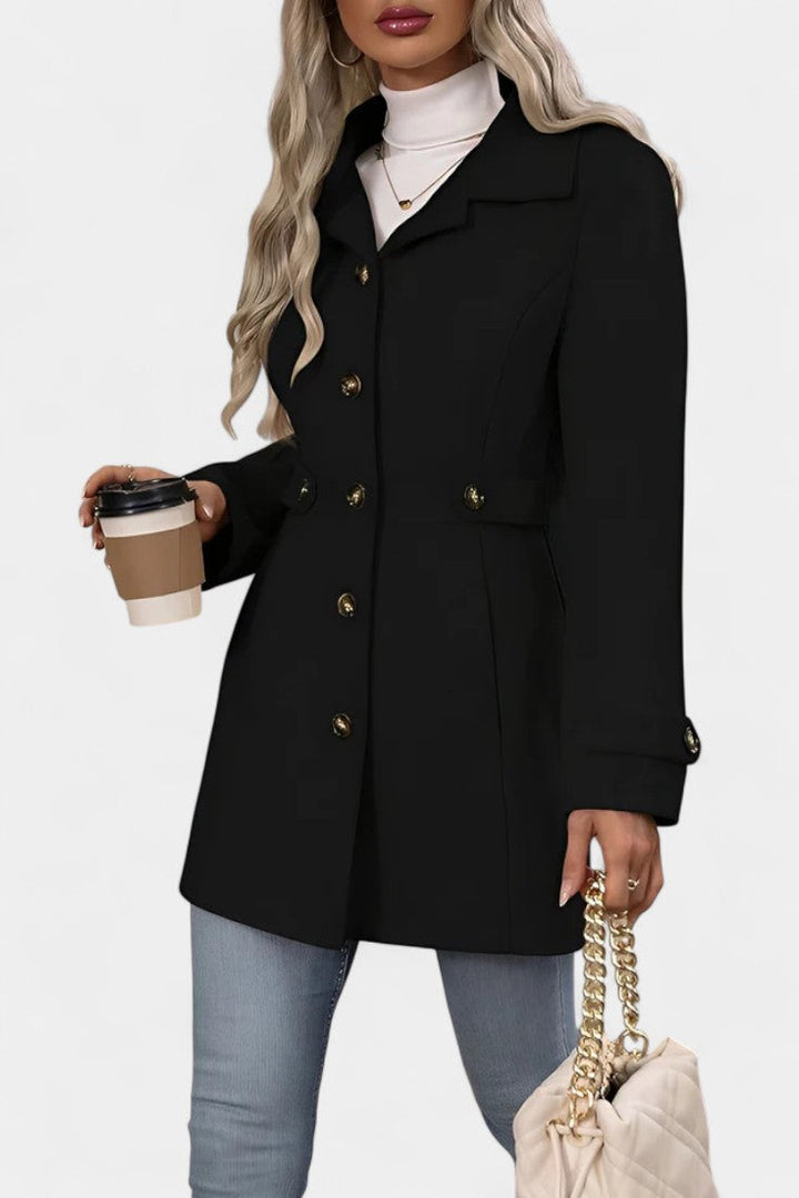 Cléophée mid-length coat multiple colour options