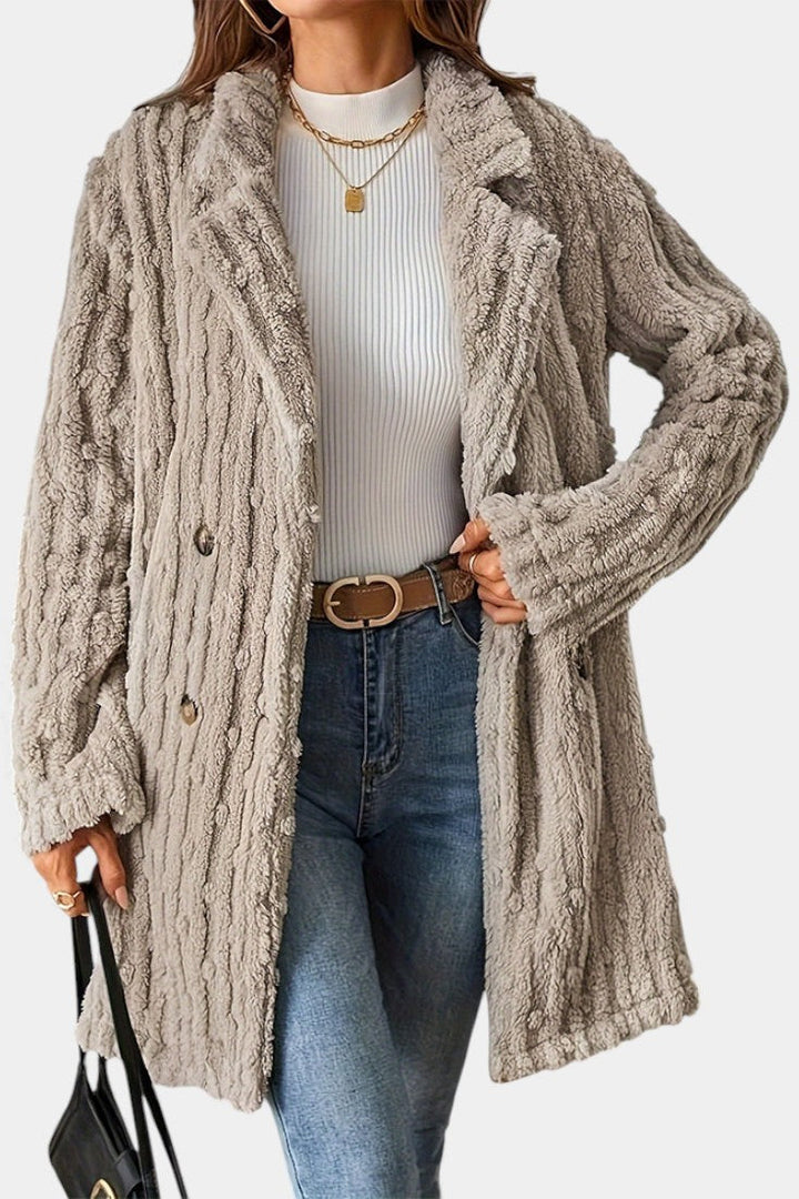 Ceres jacket button row detail close-up