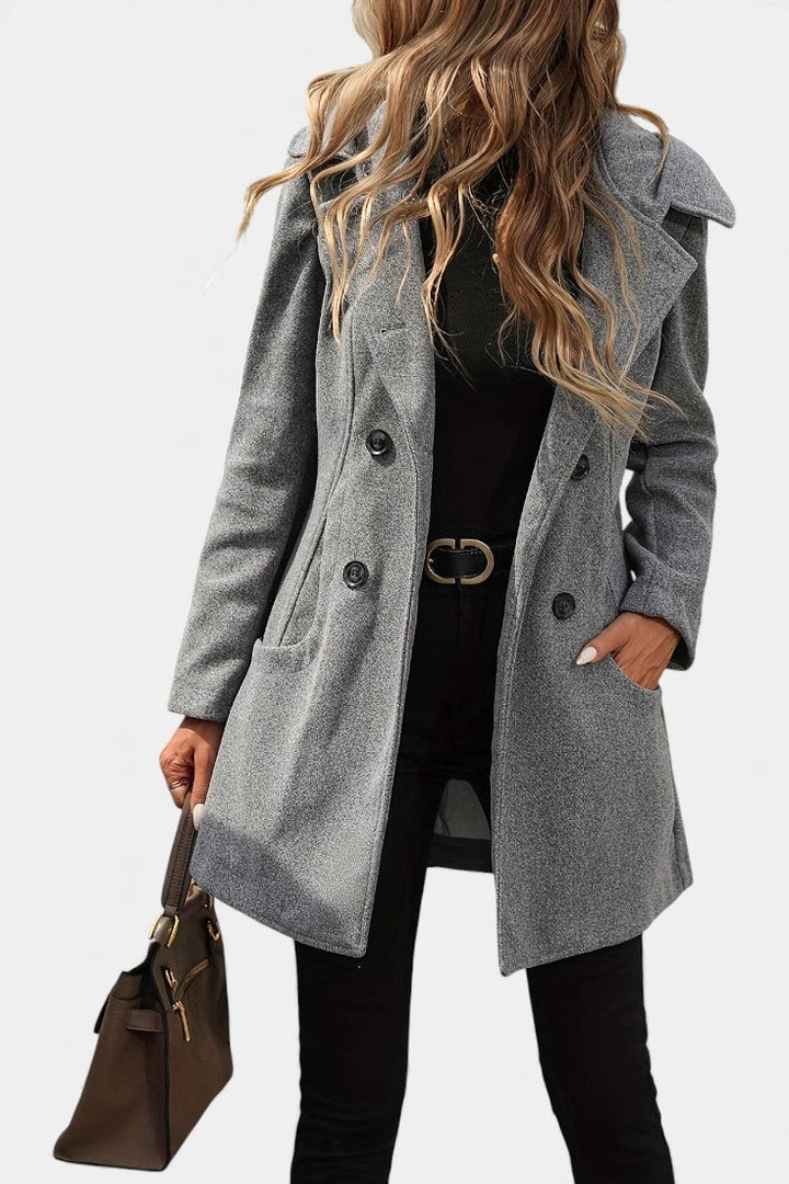 Lada women's tailored winter coat front view