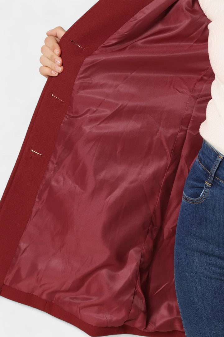 Louane women's winter coat walking pose lifestyle