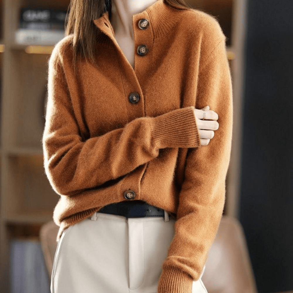 Anny | Cashmere Knit Cardigan