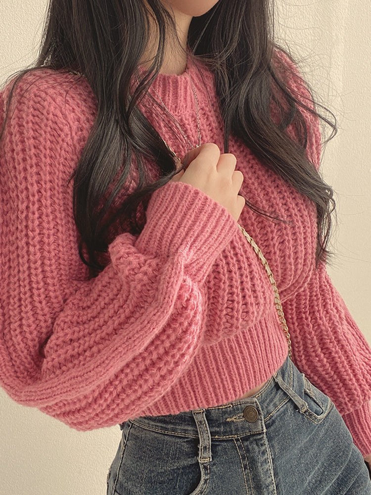 Amelia Elegant Modern Sweater — styled view
