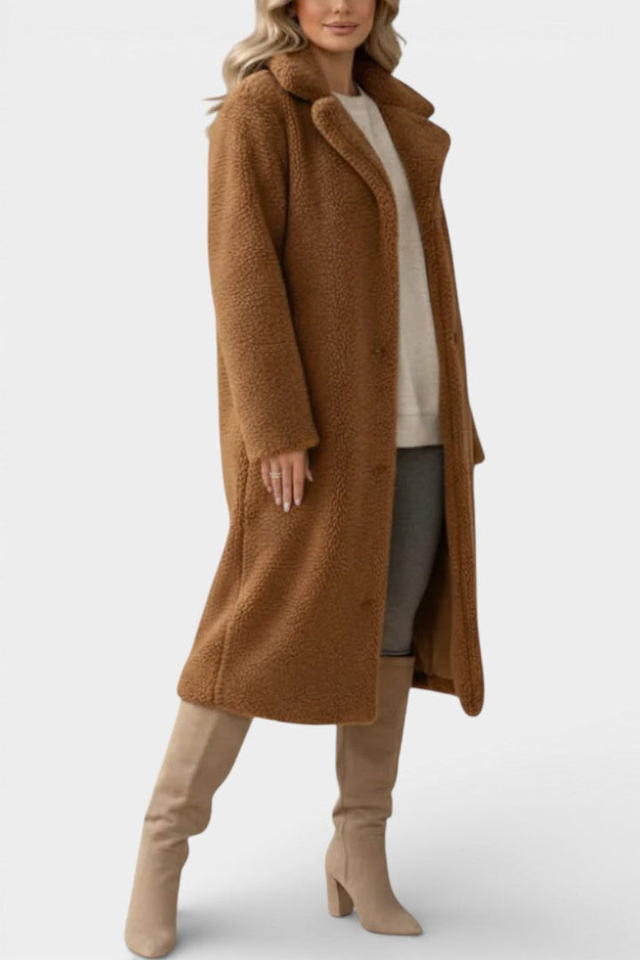 Verdeline oversized teddy coat multiple colour options