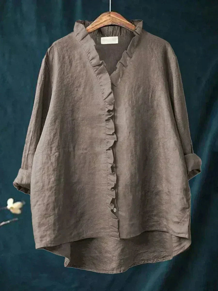 Eline Colourful Summer Blouse — side view