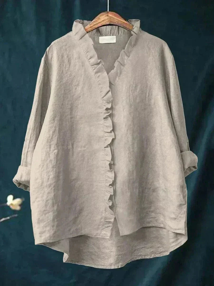 Eline Art Print Blouse — alternate view