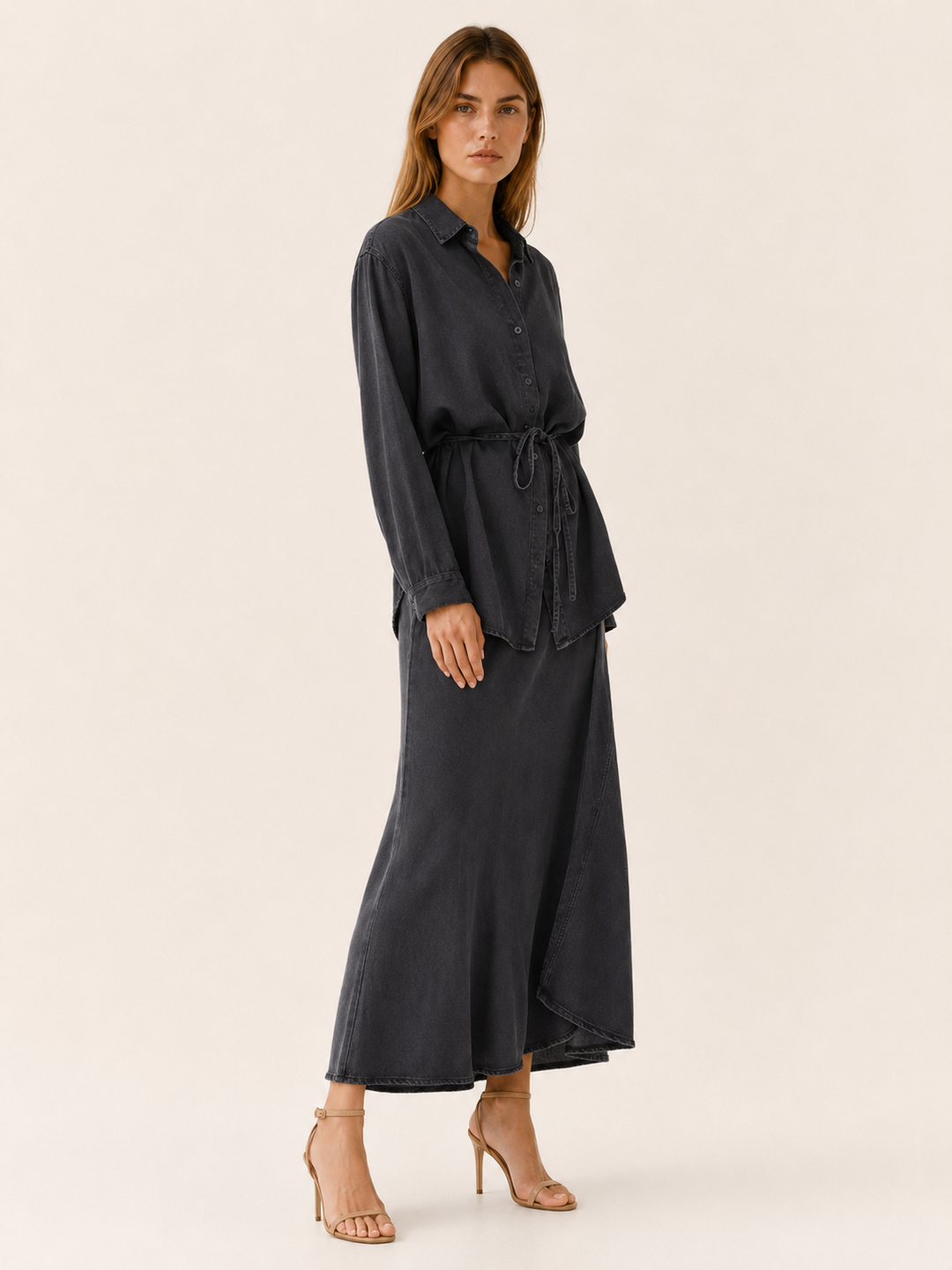 Inara | Shirt and Skirt Set with Tie Waist