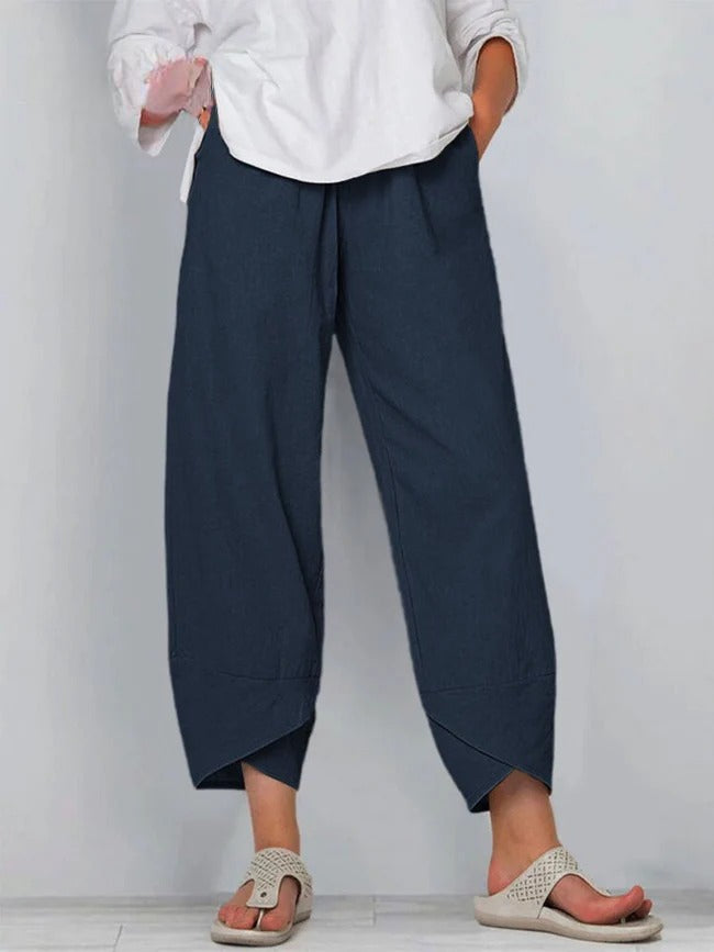 Bryndis Wide-Leg Pants — styled view
