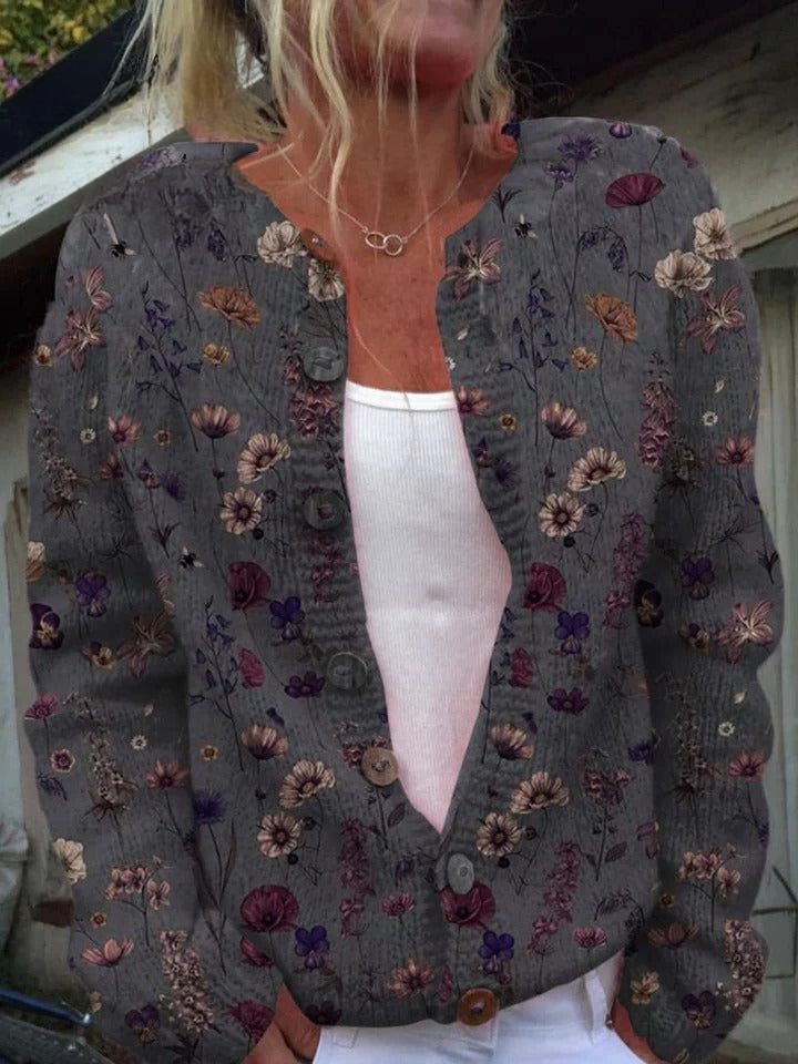 Nerys Floral Pocket Skirt — close-up view
