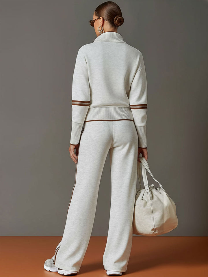 Marietta wide-leg pants co-ord set – detail