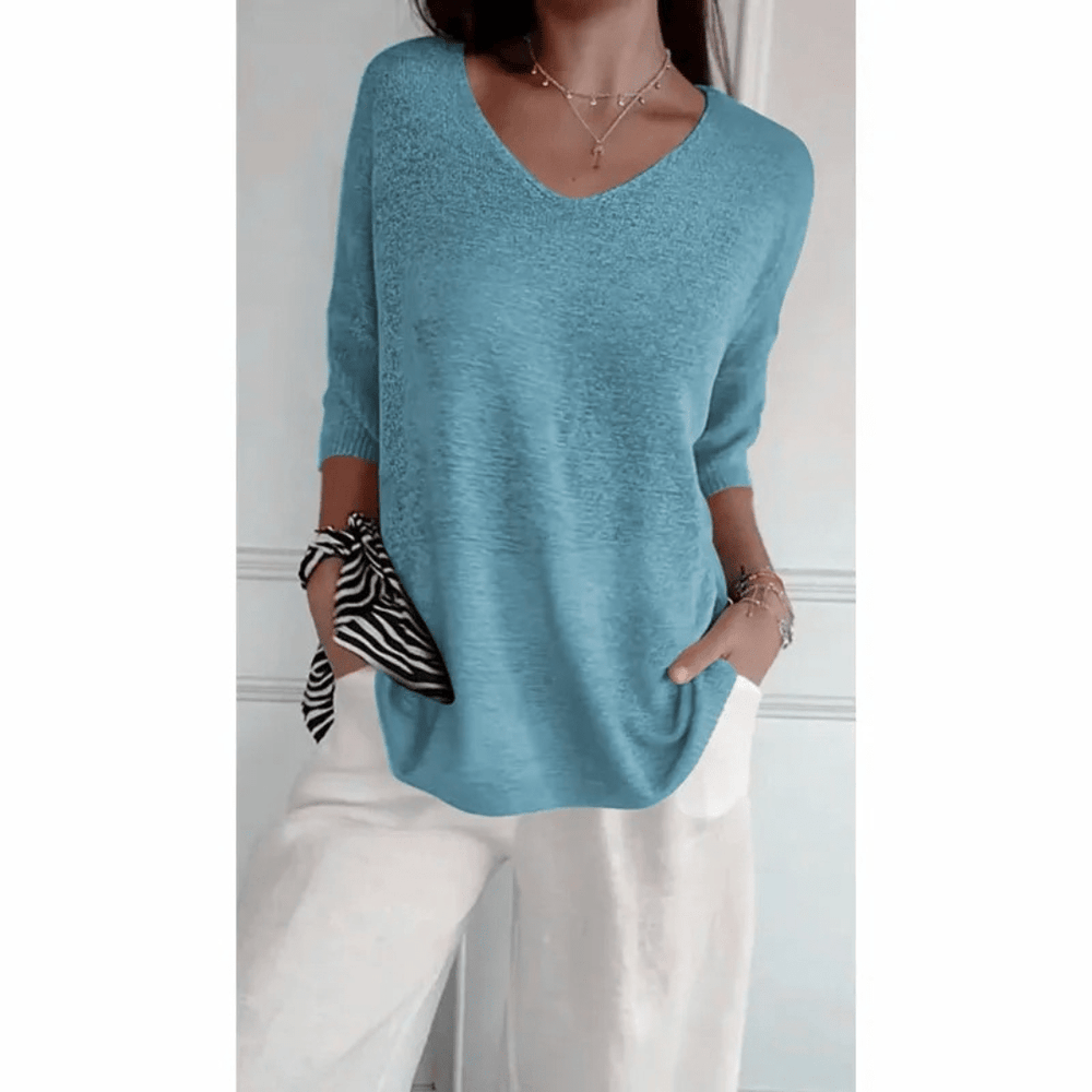 Loraine V-Neck Shirt — alternate view