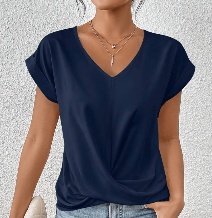 Luna V-Neck Top — alternate view