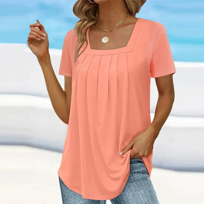 Valina Square Neck Top — detail view