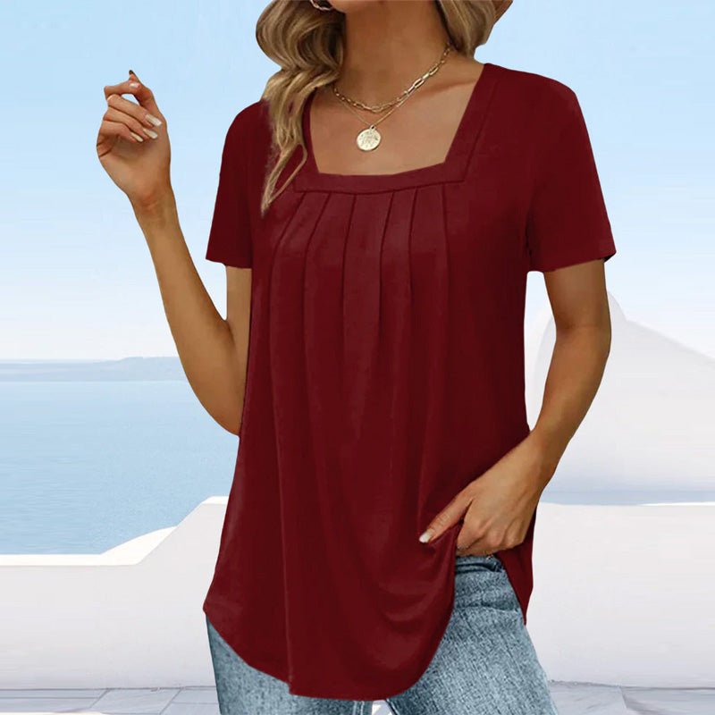 Valina Square Neck Top — side view