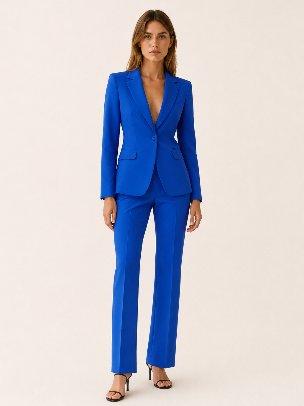 Nadine | Tailored Suit Set with Straight-Leg Trousers