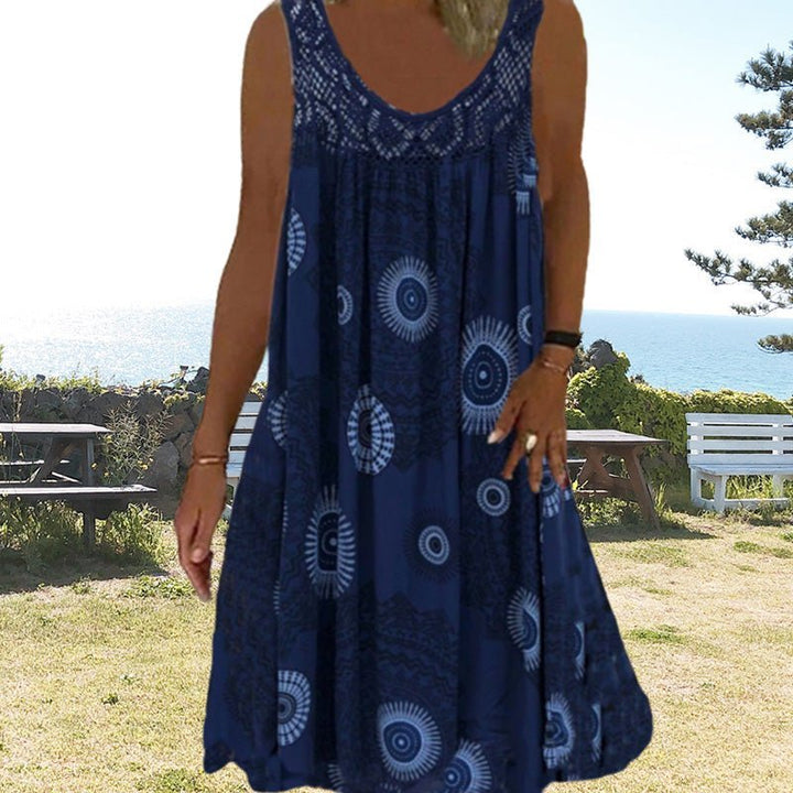 Islanda Boho Summer Dress — detail view