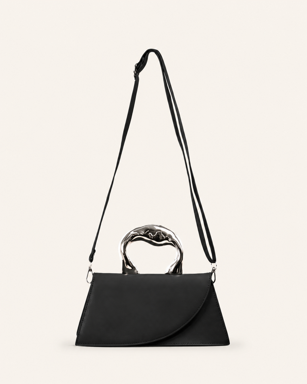 Odilia | Structured Mini Tote Bag with Metal Handle