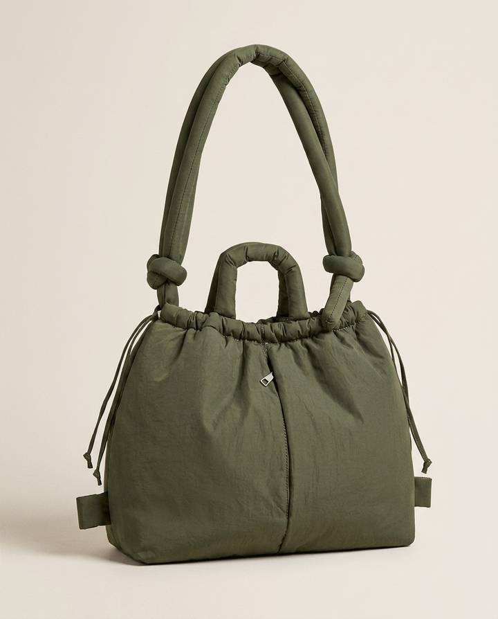 Ondine | Puffer Tote Bag with Quilted Texture