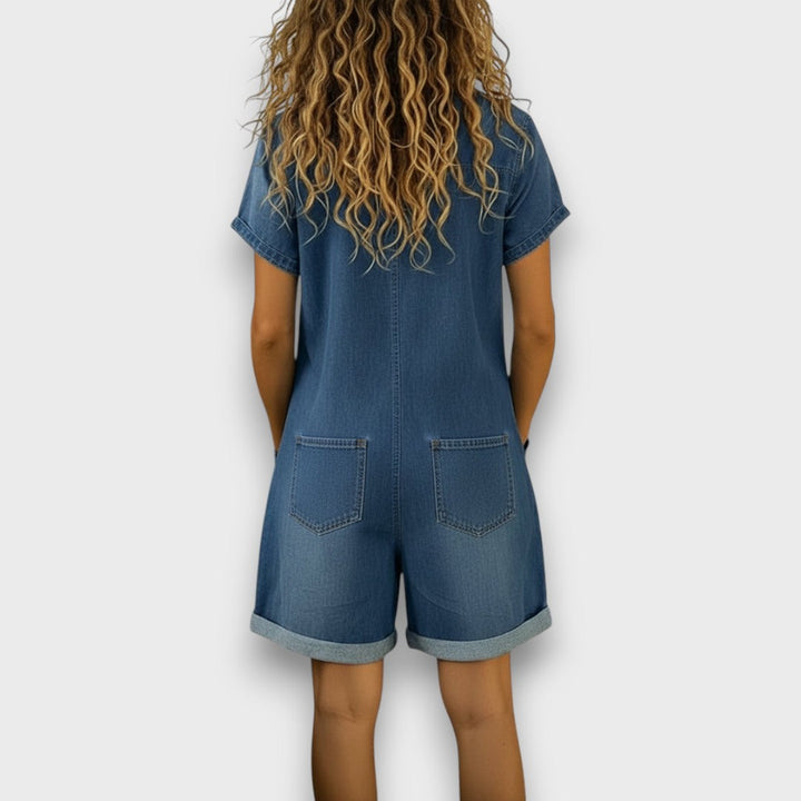 Saylor Denim Overalls — alternate view