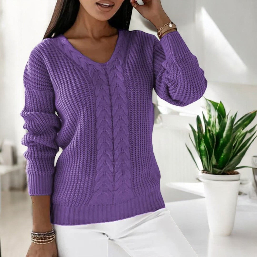Mia Elegant Sweater — detail view