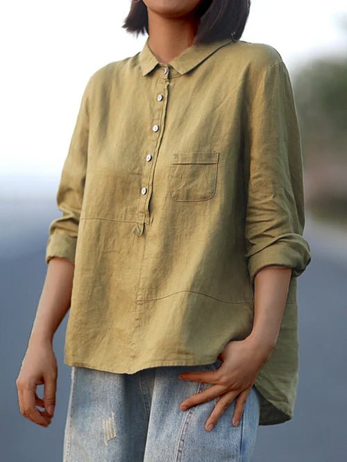 Rhea Long Sleeve Shirt — styled view