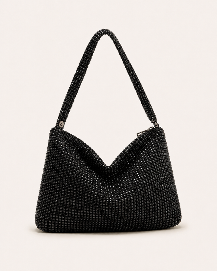 Tavira | Rhinestone Shoulder Bag with Structured Shape