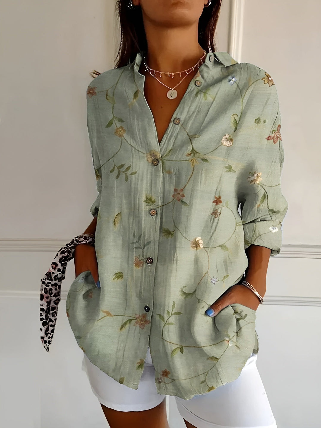 Effortless Elegance Shirt — detail view