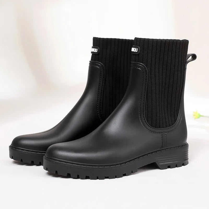 Comfortable Waterproof Ladies' Rain Boots - Livia Rain Luxe
