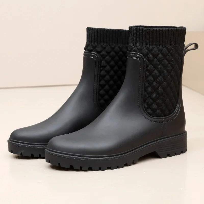 Comfortable Waterproof Ladies' Rain Boots - Livia Rain Luxe