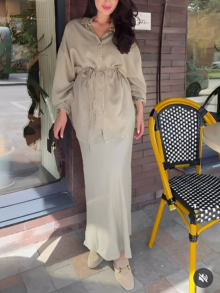 Radomira skirt co-ord women – side profile