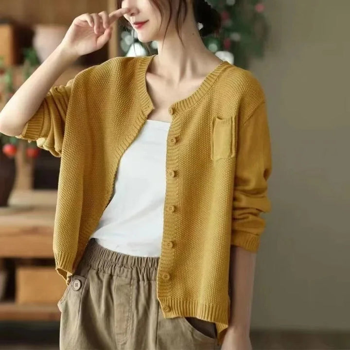 Sienna Comfortable Casual Cardigan — styled view